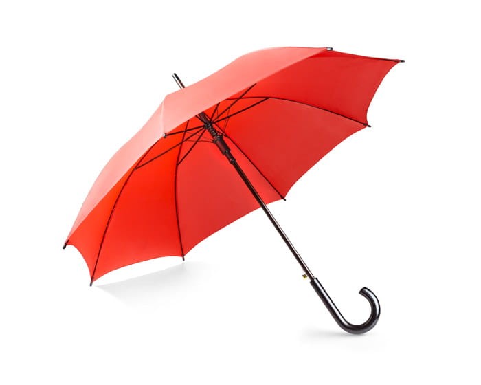 parasol reklamowy automatyczny z drewnianą rączką z nadrukiem star czerwony.jpg