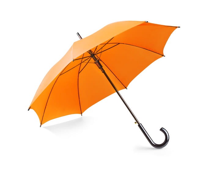parasol reklamowy automatyczny z drewnianą rączką z nadrukiem STAR POMARANCZOWY.jpg